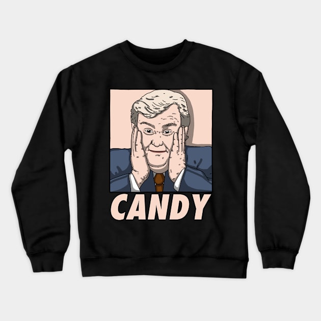 Cute John Candy Comic Style Crewneck Sweatshirt by mia_me